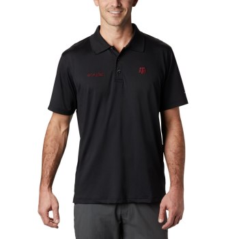 Columbia Muške Polo Majice - Collegiate Skiff Cast - Texas A&M Crne | XLSR-98153